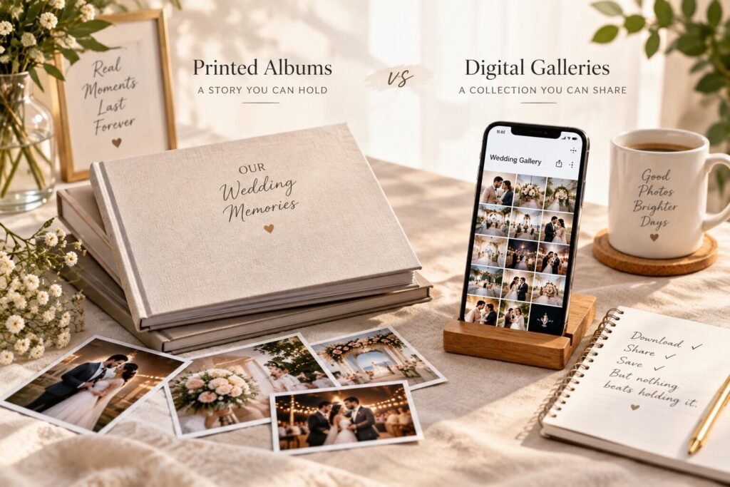 Wedding Photo Albums vs Digital Galleries